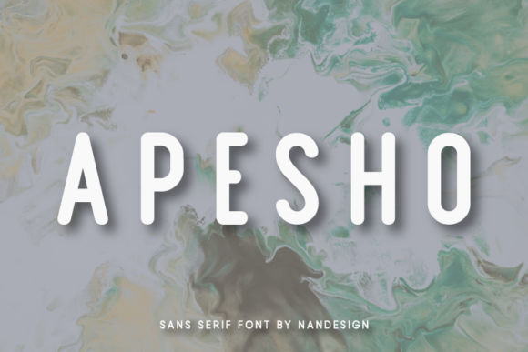 Apesho: The Round Sans Serif Font for Clear Campaigns
