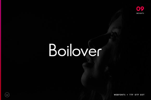 Boilover: A Clean Sans Serif Font for Campaigns