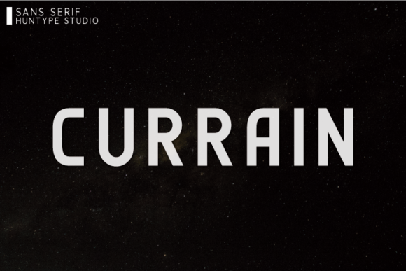 Currain: A Bold Sans Serif Font for Web Design