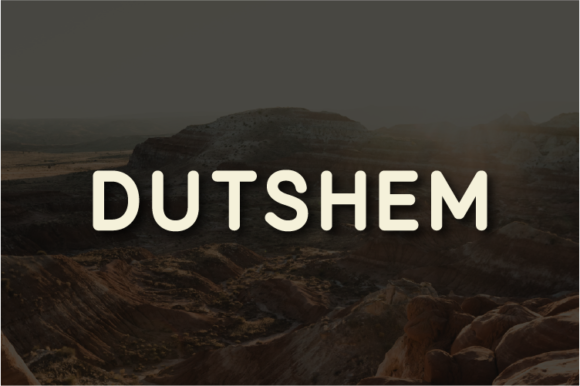 Dutshem: The Versatile Sans Serif Font for Digital Brands