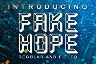Fake Hope: A Quirky Decorative Font for Makers