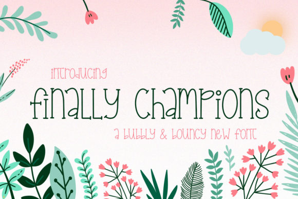 Finally Champions: A Quirky Serif Font for Web Design
