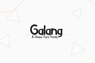 Galang Typeface: A Fresh Take on Casual Sans Serif Fonts
