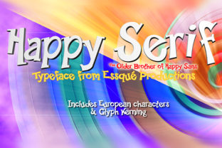 Happy Serif: A Whimsical Decorative Font for Makers