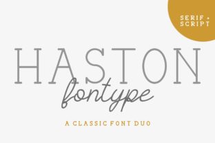 Haston Duo: A Cool Serif Font for Modern Branding