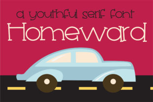 Homeward: A Whimsical Serif Font for Editorial Design