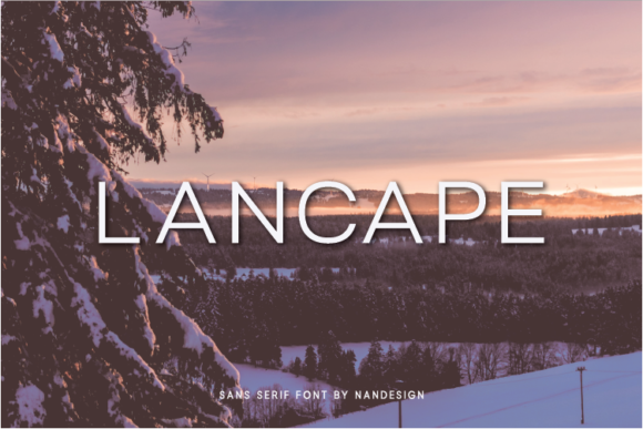 Lancape Font: A Modern Sans Serif for Web Design