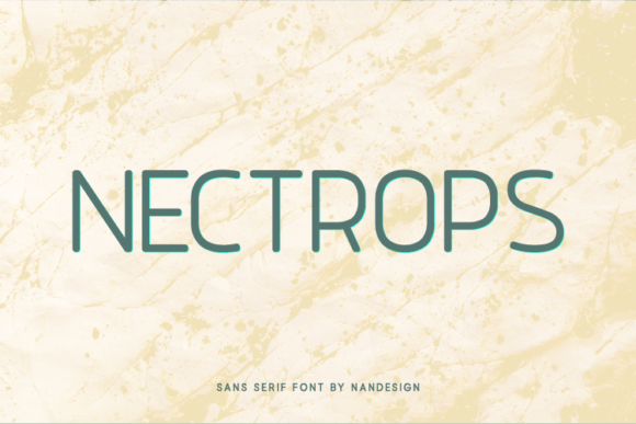 Nectrops: A Clean Sans Serif Font for Branding