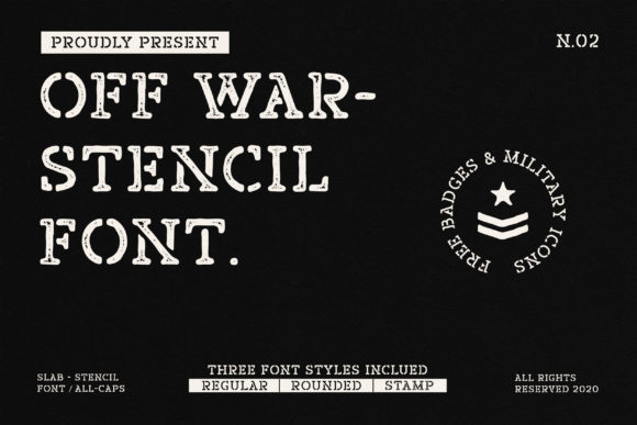 Off War Font: A Bold Slab Serif for Branding