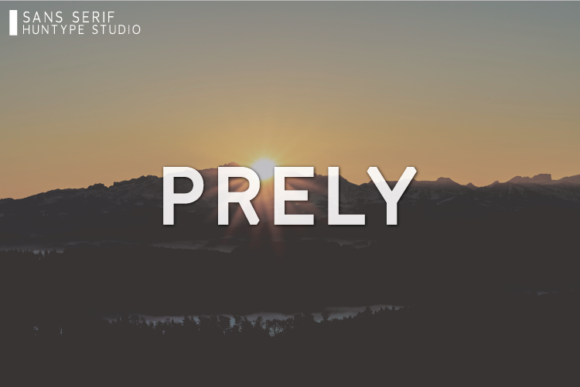 Prely: A Bold Sans Serif Font for Editorial Design