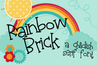 Rainbow Brick Serif Font: A Playful Branding Tool