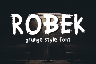 Robek: A Grunge Typeface for Bold Web Design