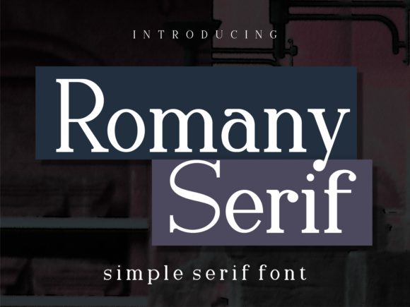 Romany Serif: A Minimal Typeface for Modern Web Design