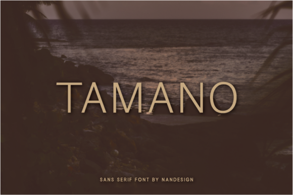 Tamano: A Clean Sans Serif Font for Modern Web Design