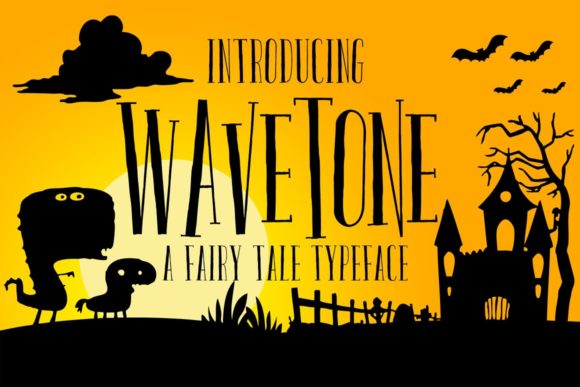 Wavetone: A Spooky Serif Font for Digital Design