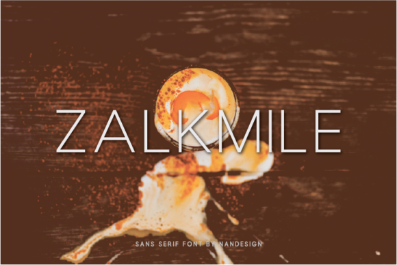 Zalkmile: A Modern Sans Serif Font for Editorial Design
