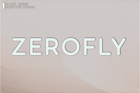 Zerofly: A Clean Sans Serif Font for Crafters